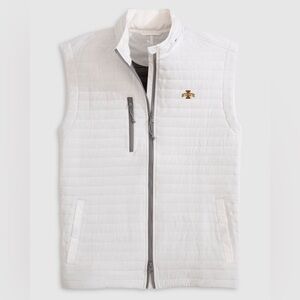 Johnnie-O Iowa State Crosswind Quilted Performance Vest sz XL